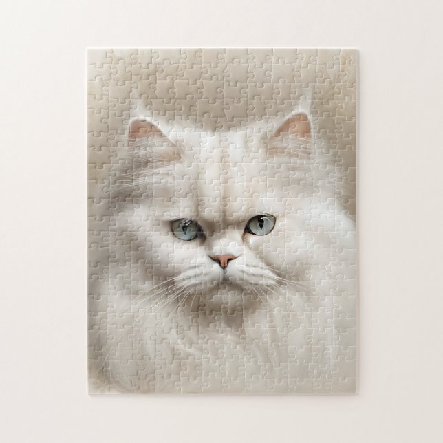 Persian Cat Kattdjur Elegant Pussel (Vertikal)