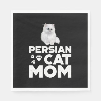Persian Cat Mamma Shirt I Female Cat Owner Persian Pappersservett