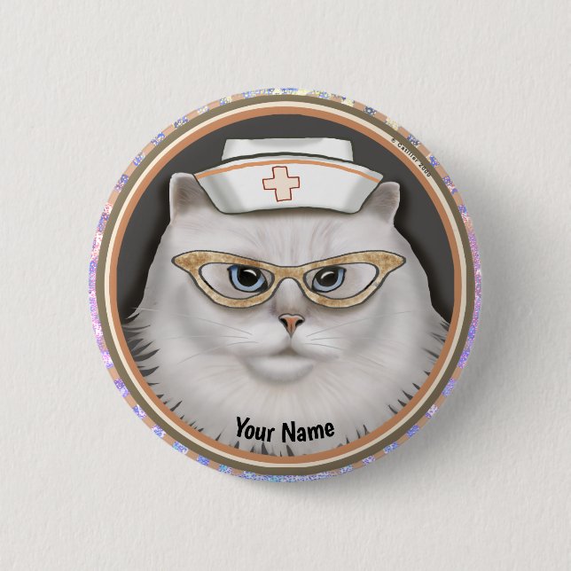 Persian Cat Nurse-stift Knapp (Framsida)