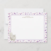 Persian Cat Personlig Stationery