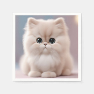 Persian Cat Playfull Kitten Pappersservett