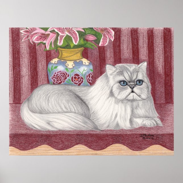 Persian Cat Poster (Framsidan)