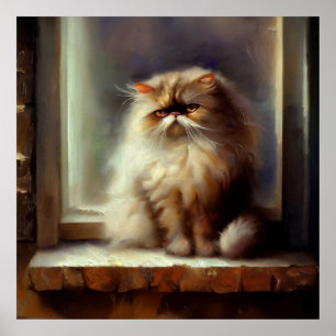 Persian Cat Poster