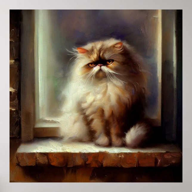 Persian Cat Poster (Framsidan)