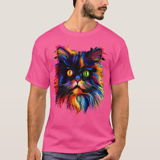 Persian Cat Smiling T Shirt