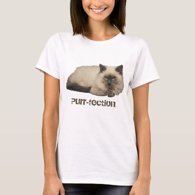 Persian Cat Tee Shirt (Framsida)