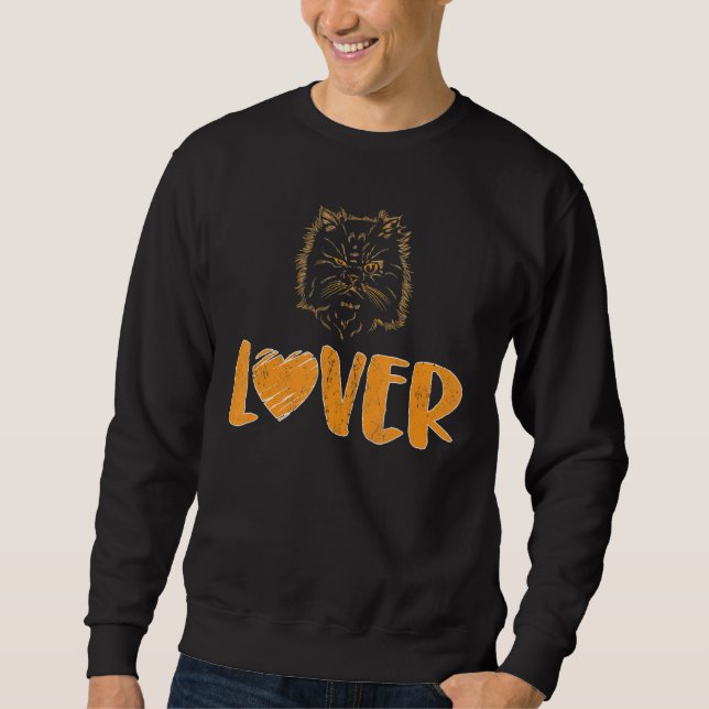 Persian Catlove Lång Ärmad Tröja (Framsida)