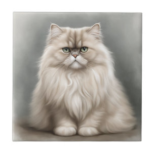 Persian Cats Beauty Porträtt Kakelplatta