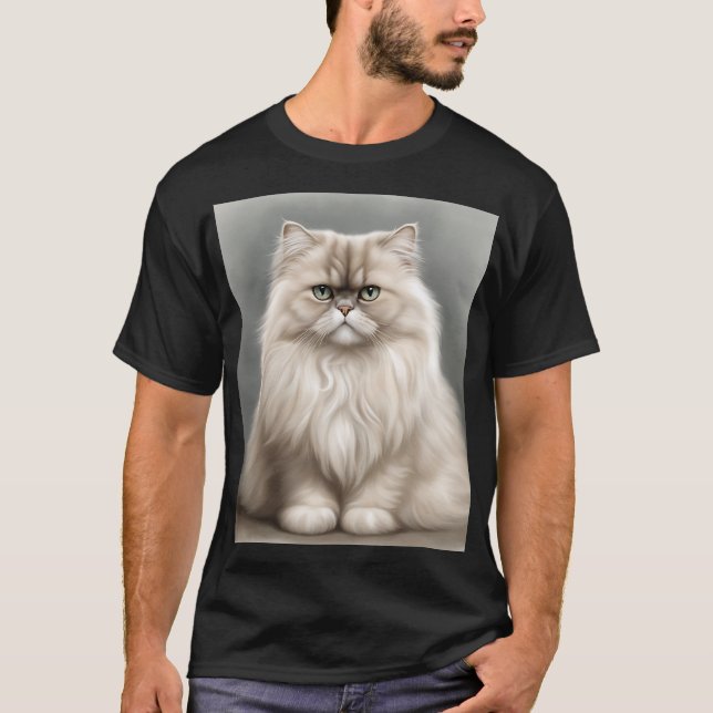 Persian Cats Beauty Porträtt T Shirt (Framsida)