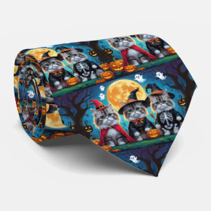 Persian Cats Pumpkin Halloween Funny Slips