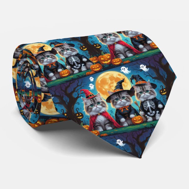 Persian Cats Pumpkin Halloween Funny Slips (Rullad)