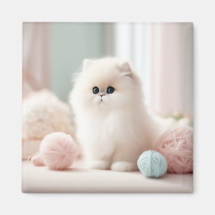 Persian Cats Soft Pastel Dream Magnet
