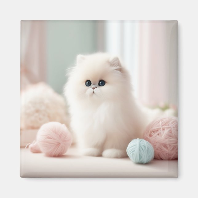 Persian Cats Soft Pastel Dream Magnet (Framsidan)