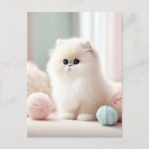 Persian Cats Soft Pastel Dream Vykort