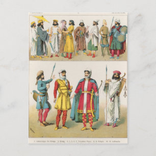Persian Dress, från Trachten der Voelker, 1864 Vykort