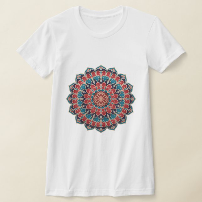 Persian Enamel Art (Minakari) –T-Shirt T Shirt (Laydown)