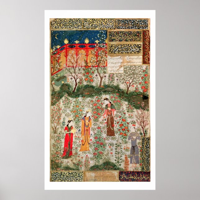 Persian Garden, 1500-talet (pappert) Poster (Framsidan)
