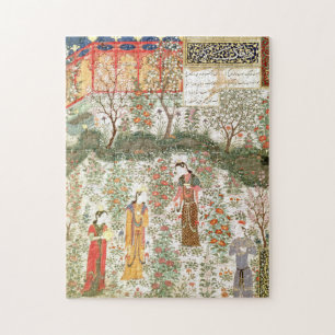 Persian Garden 15:e århundradet Pussel