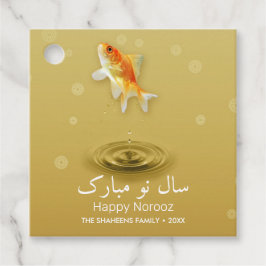 Persian Gott nytt år Noroz Fish Gåvor Etiketter