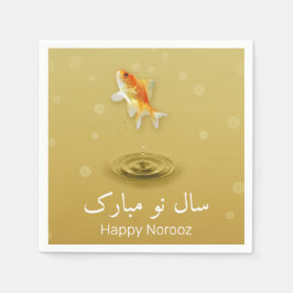 Persian Gott nytt år Noroz Fish Pappersservett