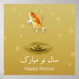 Persian Gott nytt år Noroz Fish Poster