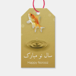Persian Gott nytt år Noroz Fish Presentetikett