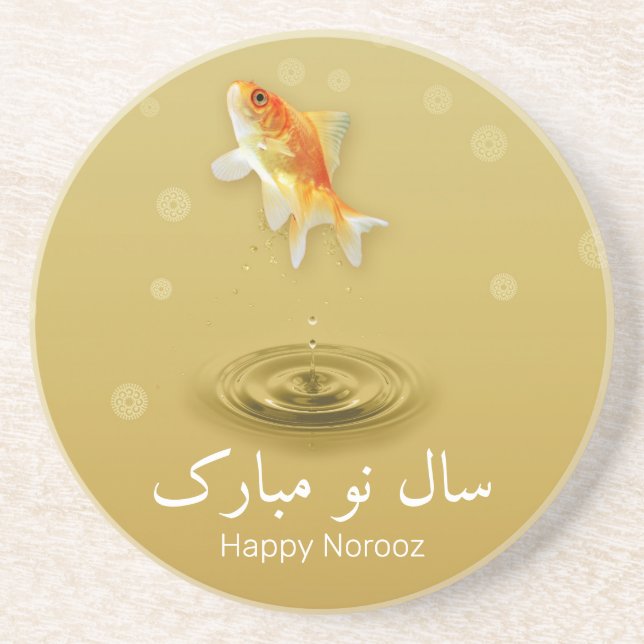 Persian Gott nytt år Noroz Fish Underlägg (Framsidan)