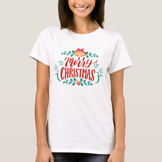 Persian Grönt Red God jul Women's T-Shirt (Framsida)