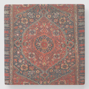 Persian Joshan Red Rusty Blue Stenunderlägg