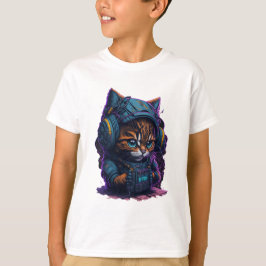 Persian Kitten leker med TNT T Shirt