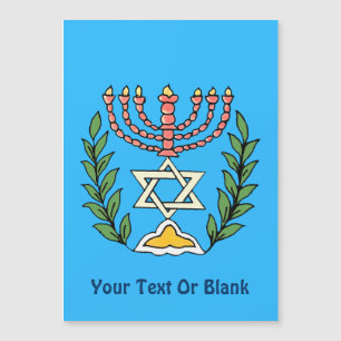 Persian Magen David Menorah