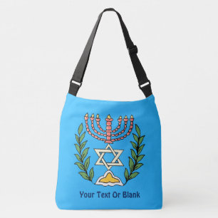 Persian Magen David Menorah Axelväska