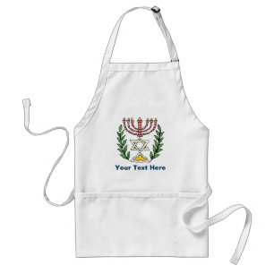 Persian Magen David Menorah Förkläde