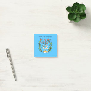 Persian Magen David Menorah Post-it Block