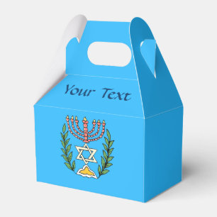 Persian Magen David Menorah Presentaskar