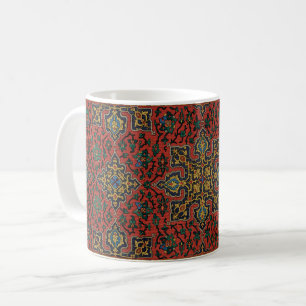 Persian Matta Carpet Red Blue Classic Kaffemugg