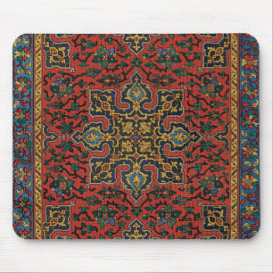 Persian Matta Carpet Red Blue Classic Musmatta