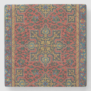 Persian Matta Carpet Red Blue Classic Stenunderlägg