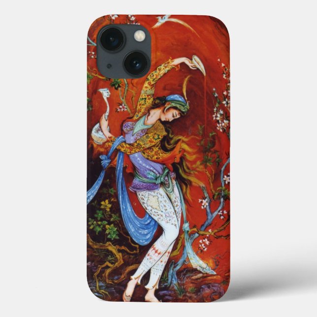 Persian Miniature Dancing Nymph (Baksida)