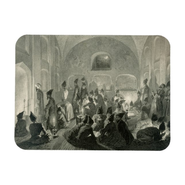 Persian Mosque at Yerevan, Armenien, en natt under Magnet (Horisontell)