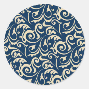 Persian Motifs inspiration Runt Klistermärke