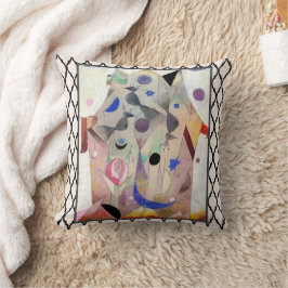 Persian Nightingales av Paul Klee, Abstrakt Art Kudde