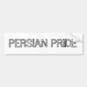PERSIAN PRIDE BUMPER STICKER BILDEKAL