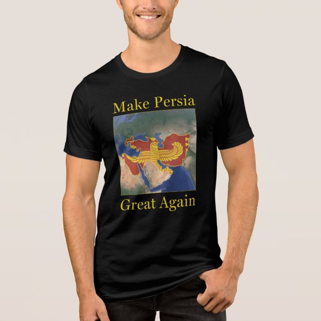 Persian Pride Gör Persia Underbart igen Nowruz T Shirt (Framsida)