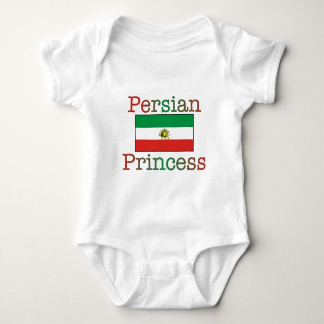 Persian Princess Flagga Tee Shirt (Framsida)