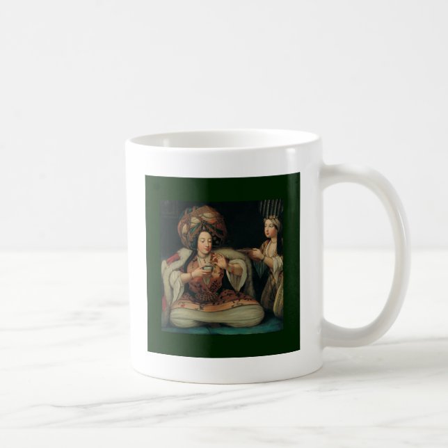 Persian Queen Shirin Enjoying Coffee Kaffemugg (Höger)