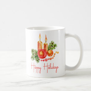 Persian Red Watercolor Glad helg Mugg