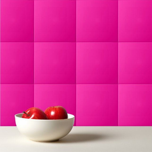 Persian Ro solid deep rosa Kakelplatta (Skapare uppladdad)