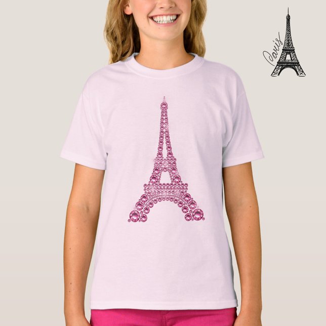 Persian Rosa Eiffel Torn T Shirt (Skapare uppladdad)