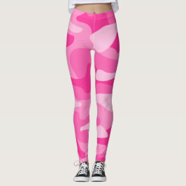 Persian Rosa Monocolor Camo Leggings